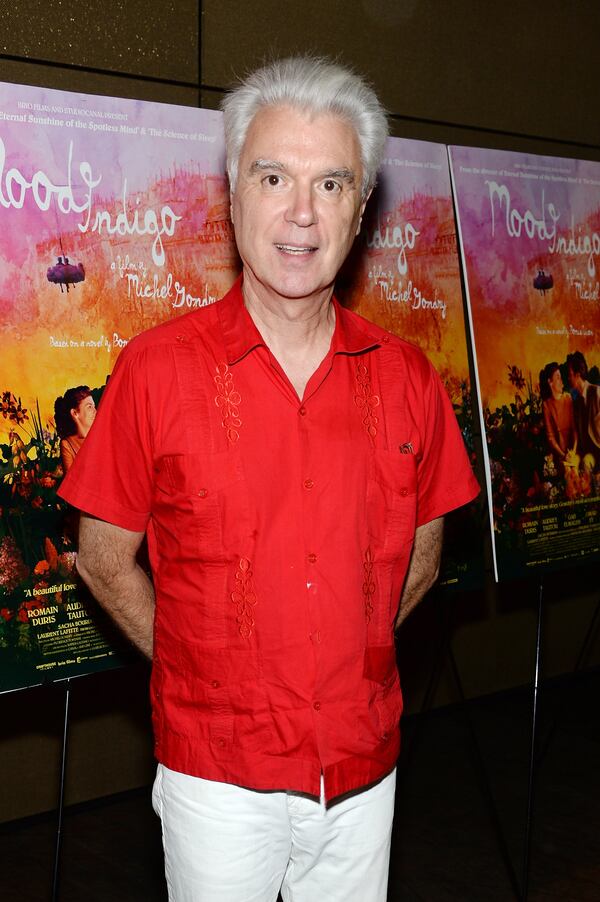 NEW YORK, NY - JULY 16: David Byrne attends the "Mood Indigo" New York premiere at Tribeca Grand Hotel on July 16, 2014 in New York City. (Photo by Dimitrios Kambouris/Getty Images) NEW YORK, NY - JULY 16: David Byrne attends the "Mood Indigo" New York premiere at Tribeca Grand Hotel on July 16, 2014 in New York City. (Photo by Dimitrios Kambouris/Getty Images)