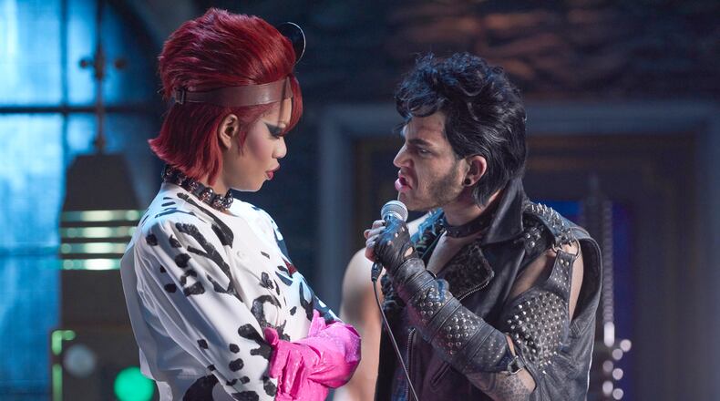 THE ROCKY HORROR PICTURE SHOW: Let's Do The Time Warp Again: L-R: Laverne Cox and Adam Lambert in THE ROCKY HORROR PICTURE SHOW: Let's Do The Time Warp Again, premiering Thursday, Oct. 20 (8:00-10:00 PM ET/PT) on FOX. ©2016 Fox Broadcasting Co. Cr: Steve Wilkie/FOX