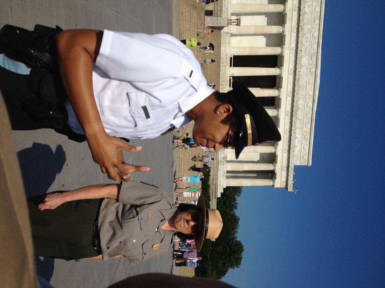 Lincoln Memorial vandalized