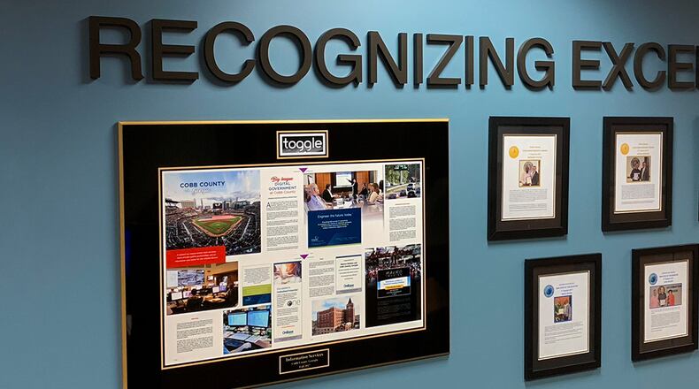 Cobb Information Services is ranked among the top 10 in its category nationwide by the Center for Digital Government. (Courtesy of Cobb County)