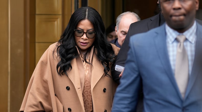 FILE - Jennifer Shah leaves federal court in New York on Jan. 6, 2023. (AP Photo/Seth Wenig, File)