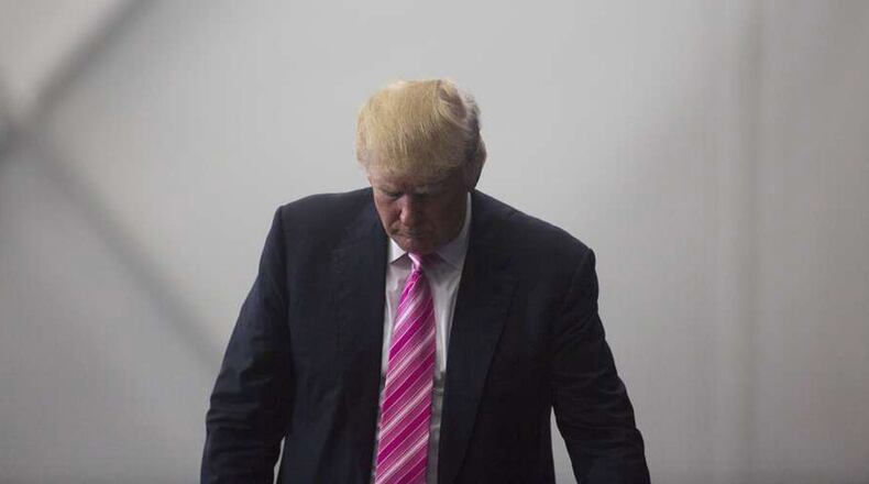 Republican presidential nominee Donald Trump attends a campaign event on October 1, 2016 at the Spooky Nook Sports Complex in Manheim, Pennsylvania. Recent polls show Trump's rival Hillary Clinton with a narrow lead in the state.