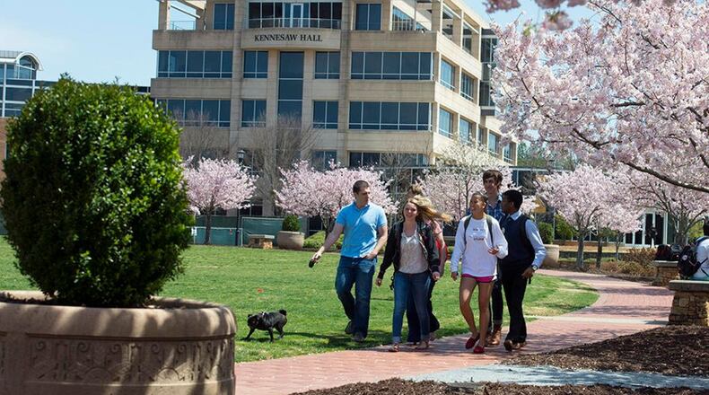 A non-traditional older student says she learned from her younger classmates at KSU and feels she sometimes helped them. (KSU photo.)