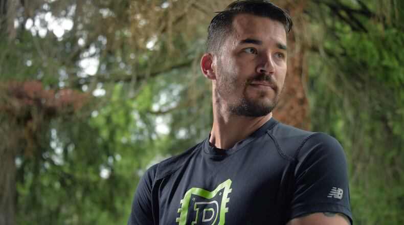 Doug Wetzel, who was near death after suffering heat stroke during a triathlon two years ago, credits a MARS AE (Molecular Adsorbent Recirculating System) for giving his body several days of vital time in which to get a liver transplant. Wetzel says that he was treated by Univ. of Md. Shock Trauma, who has a MARS machine. (Karl Merton Ferron/Baltimore Sun/TNS)