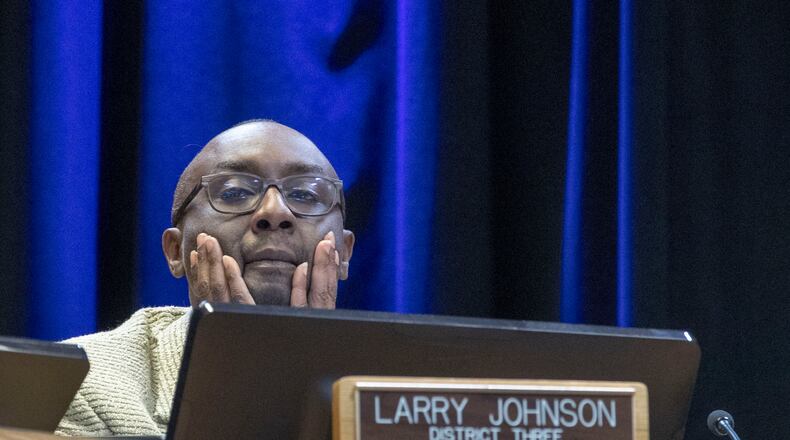 DeKalb County Commissioner Larry Johnson in a 2018 file photo. ALYSSA POINTER/ALYSSA.POINTER@AJC.COM