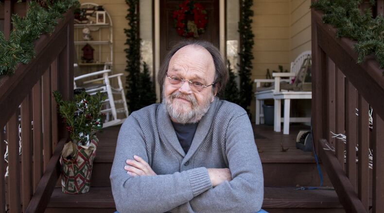 William Tokarsky, 69, poses for a portrait at his home in Newnan. With his retirement pension from General Motors, Social Security checks and extra income from acting, Tokarsky is comfortable. The new tax bill, he says, “is going to stifle a lot of struggling actors” — actors who, unlike him, don’t have one career under their belt already. “It can be lucrative, but the odds of you making it are so astronomical,” Tokarsky says. CASEY.SYKES / AJC