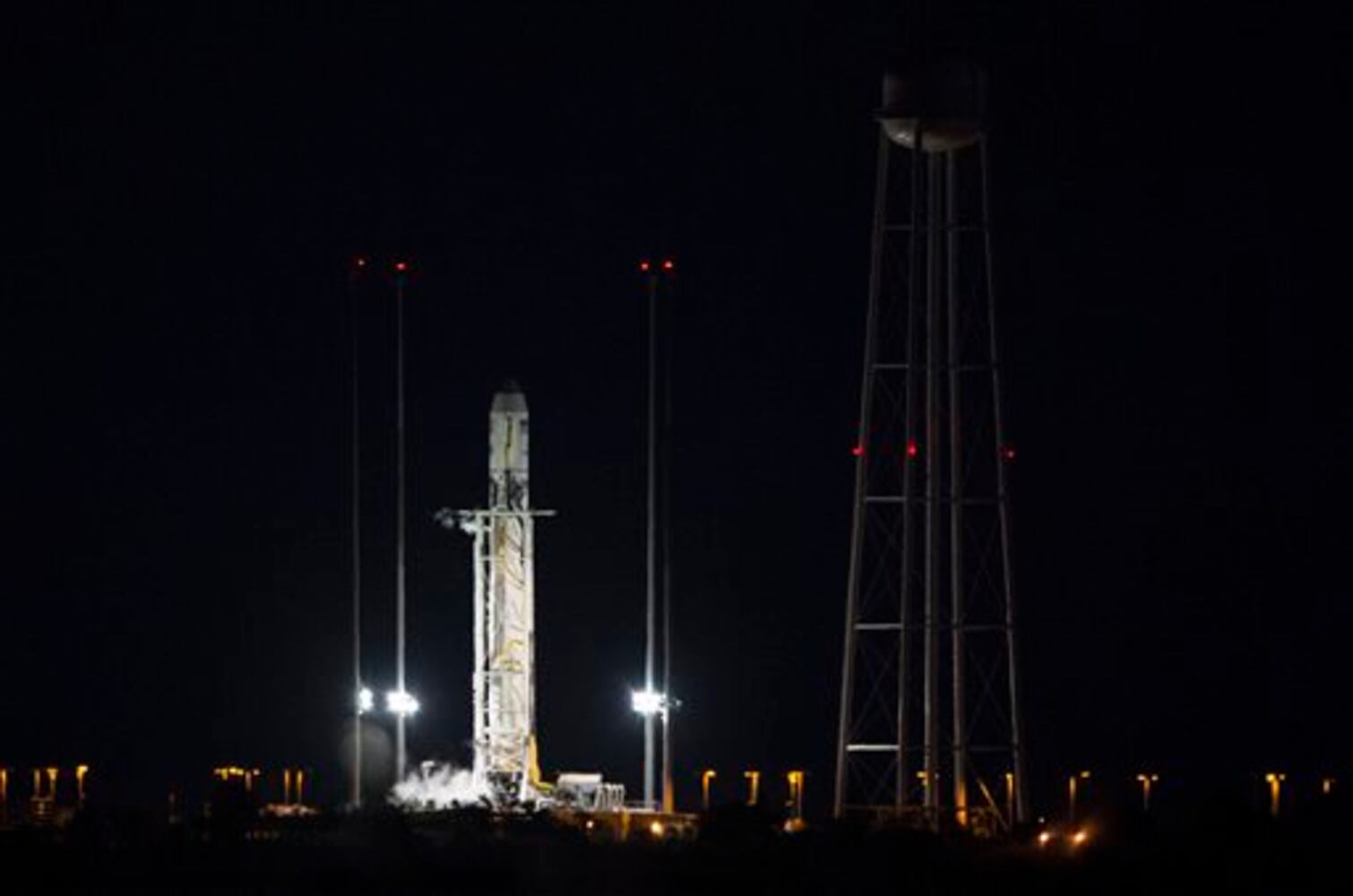 NASA Antares rocket explodes on launch