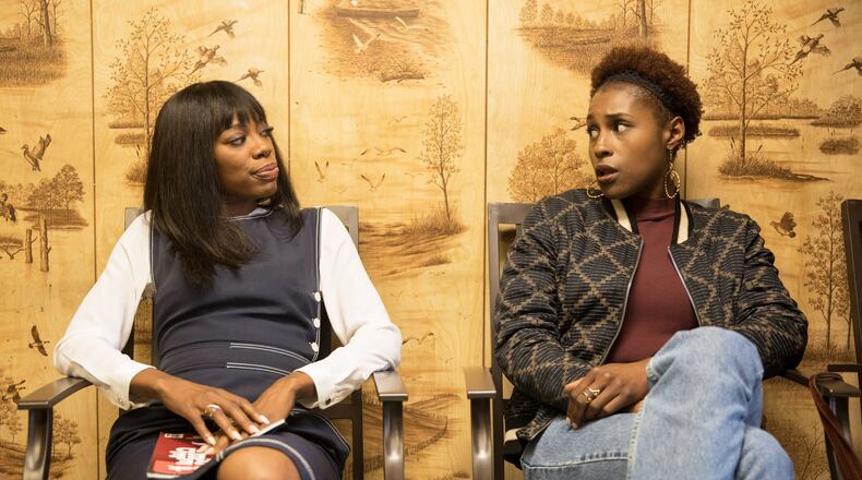 Yvonne Orji and Issa Rae on 'Insecure.'