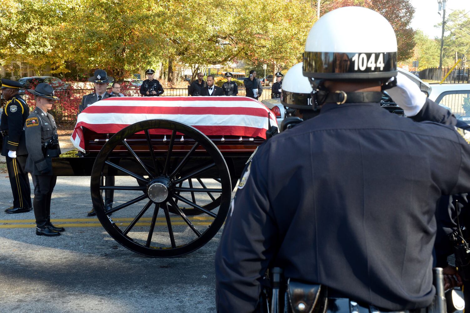Funeral for officer