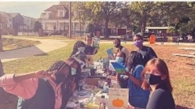 Tsiky Andriamaromanana is a founding member of the Lilburn chapter of Letters for Rose, an organization working to ease the isolation of the elderly living in assisted living during the coronavirus pandemic. Courtesy of Tsiky Andriamaromanana