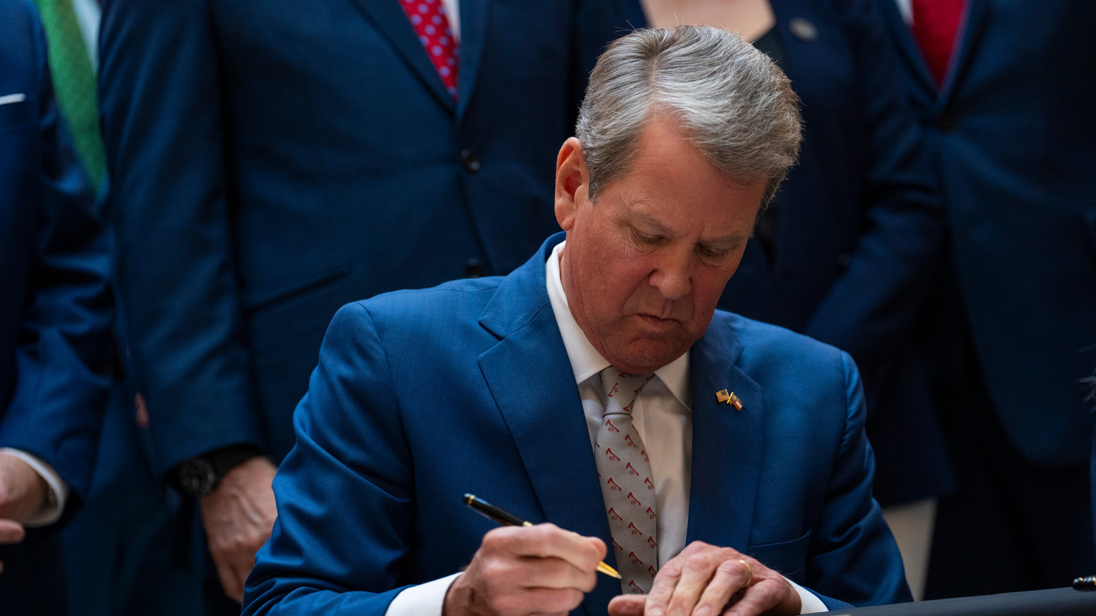 In April, Gov. Brian Kemp signed two bills designed to overhaul rules for civil lawsuits in Georgia. (Olivia Bowdoin for the AJC)