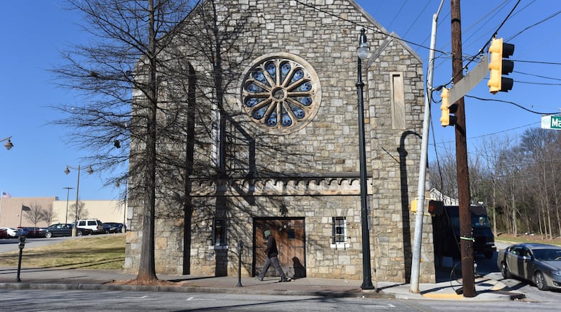 Efforts are underway to restore historic West Hunter Street Baptist Church . HYOSUB SHIN / HSHIN@AJC.COM