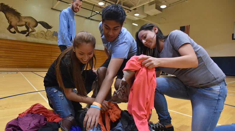 Meadowcreek High School students during a HOPE (Hispanic Organization Promoting Education) program. (AJC file, 2015, Hyosub Shin)