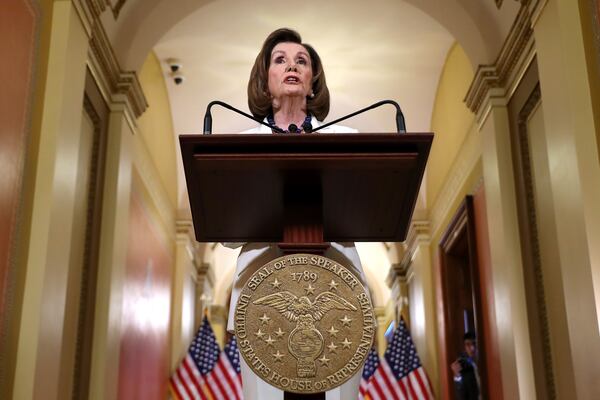 Speaker of the House Nancy Pelosi  announced the House will proceed with articles of impeachment against President Donald Trump.