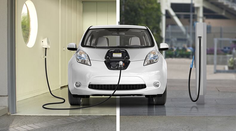 Even though gas prices have remained relatively low, the sale of electric cars grew by 19 percent, according to published reports. Photo courtesy of Nissan