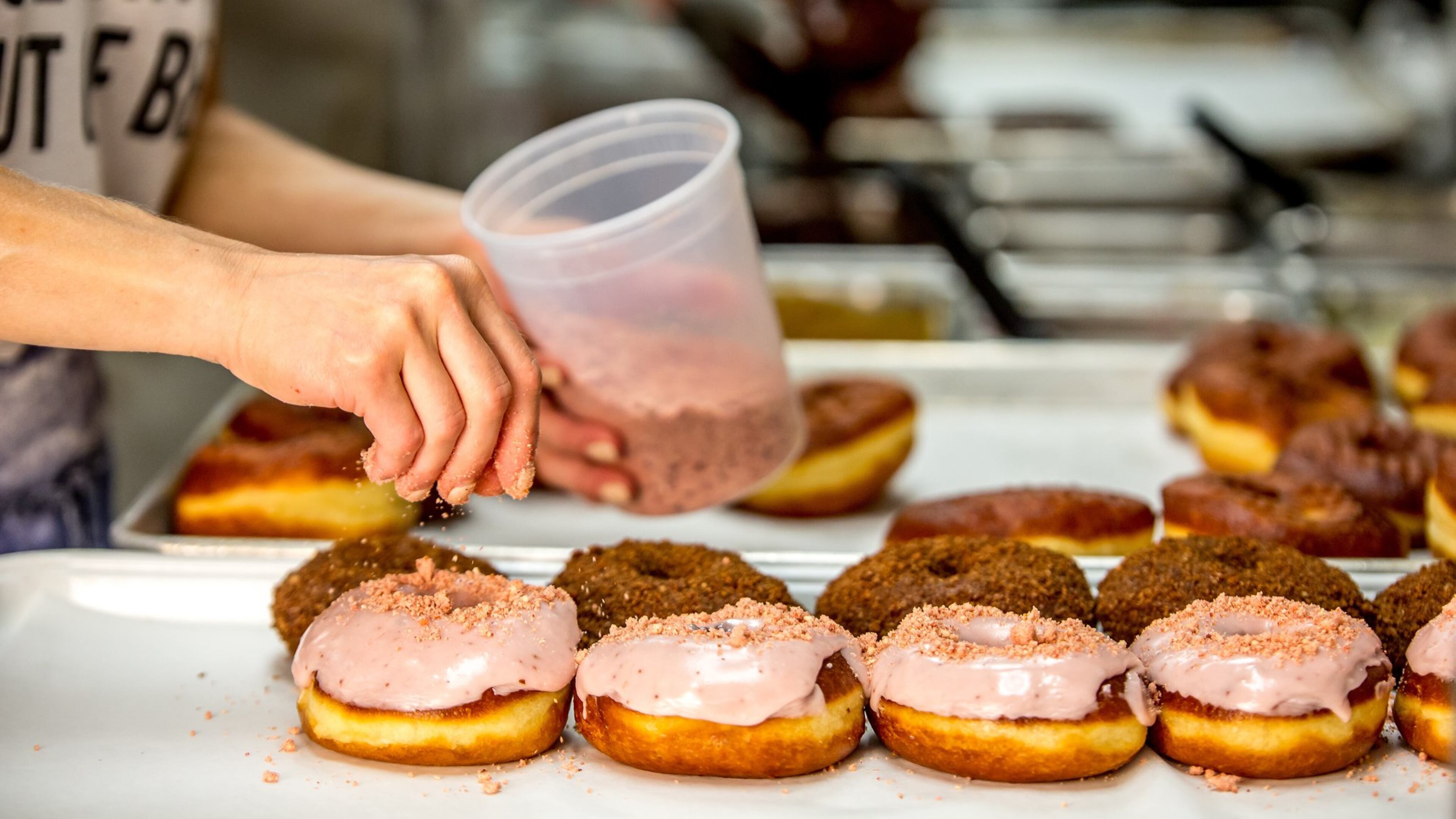 Anna Gatti and her husband, Chris, opened Doughnut Dollies 10 years ago in Marietta, but the doughnut shop has quietly closed its doors. (Courtesy of Doughnut Dollies)