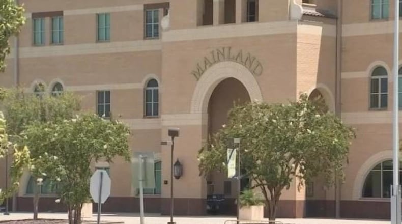 Police were called to Mainland High School in Daytona Beach, Florida, about what turned out to be firecrackers.