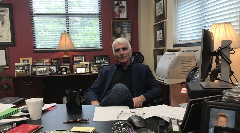 Gwinnett County Sheriff Butch Conway in his office at the Gwinnett County jail on Thursday, April 18, 2019. TYLER ESTEP / TYLER.ESTEP@AJC.COM