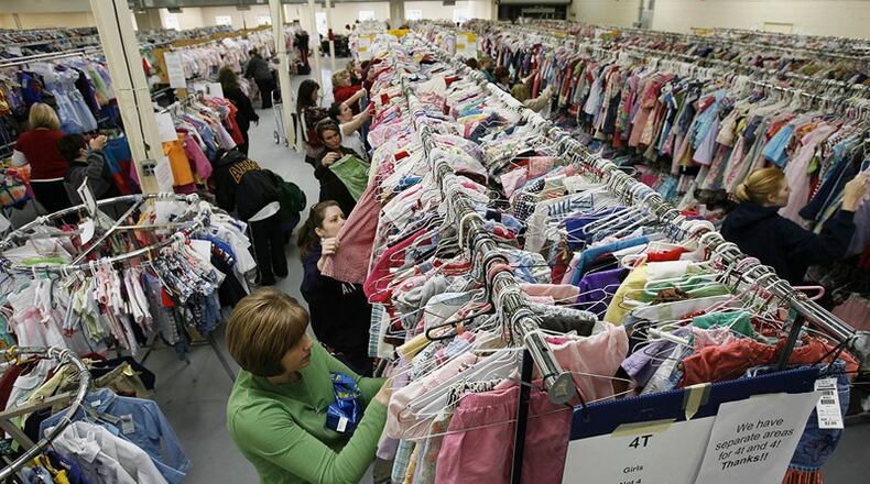 Spring children’s consignment sales are beginning with two concluding from 9 a.m. to 1 p.m. Saturday, including many prices reduced by half. Sites are Winters Chapel United Methodist Church, 5105 Winters Chapel Road, Atlanta for Kids Closet and His Hands Church, 550 Molly Lane, Woodstock for All 4 Kids. KidsClosetWintersChapel.org, all4kids.com. AJC file photo
