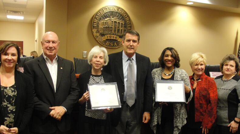 Braselton is accepting applications to participate in the Citizens Academy. Here the 2016 graduates at graduation. Courtesy town of Braselton