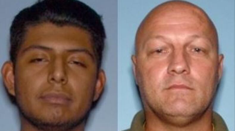 Javier Eras (left), Tim Barnes