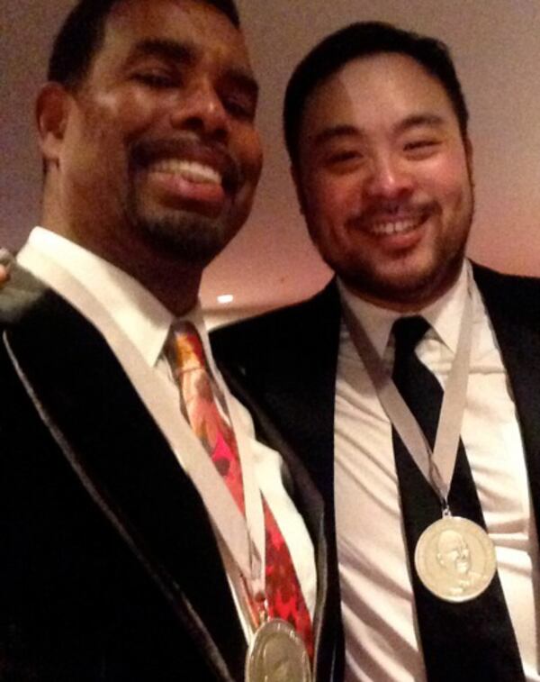 Oliver and Chang in happier times