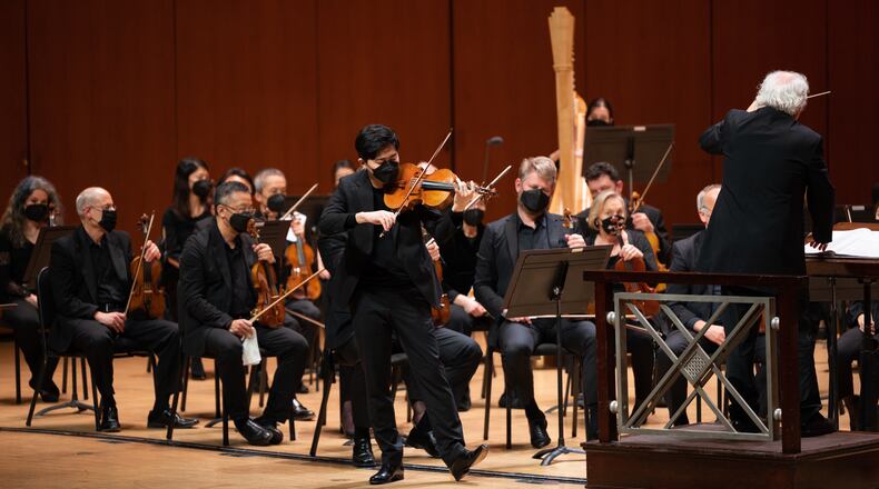 Zhenwei Shi, who joined the Atlanta Symphony Orchestra in 2019 at the age of 23, served as guest soloist on Thursday.