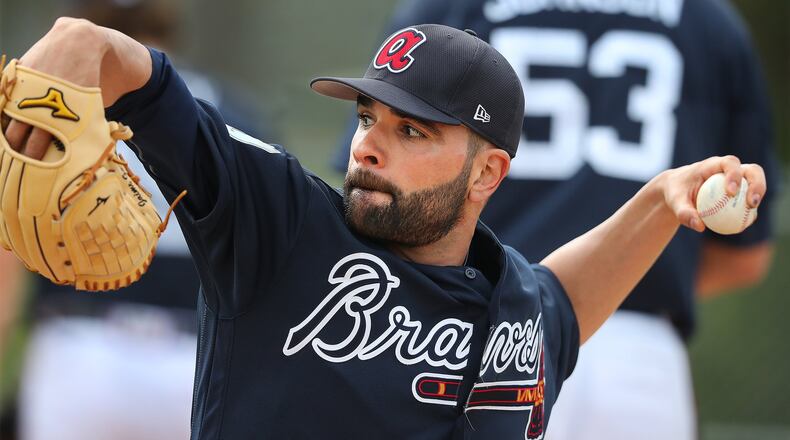 Jaime Garcia is one of three pitchers acquired in the off-season for the Braves’ starting rotation. (Curtis Compton/ccompton@ajc.com)