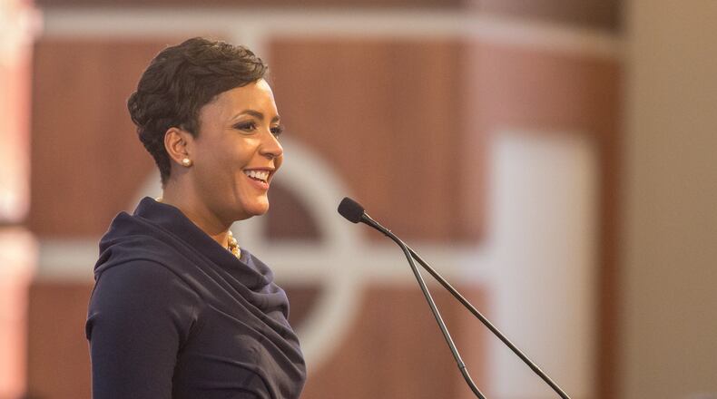 Atlanta Mayor Keisha Lance Bottoms has come out in support of the Obama administration’s Deferred Action for Childhood Arrivals Program, saying: “Instead of tearing families apart and using young people as bargaining chips, governments should work together to protect hardworking youth who make our economies and communities stronger, and make meaningful strides in creating a sensible immigration system.” (Photo by Phil Skinner)