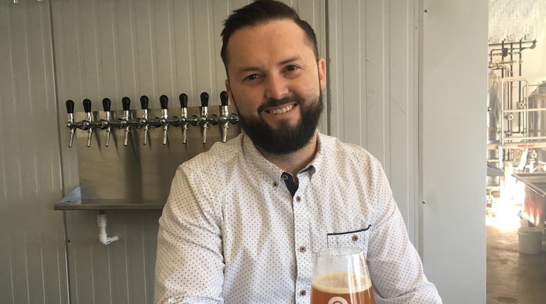 Chase Medlin, who recently opened Contrast Artisan Ales, used to be the head brewer at Twain’s Brewpub & Billiards in Decatur. CONTRIBUTED BY BOB TOWNSEND