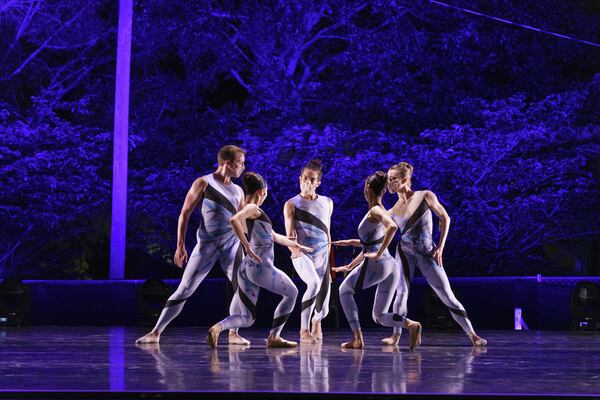 Members of the Atlanta Ballet performed outdoors this spring as part of the "Skyline" series of events at Georgia Tech, but haven't been back to their home venue at the Cobb Energy Centre in almost two years. Their new season will bring them back there beginning in December. Photo: Kim Kenney