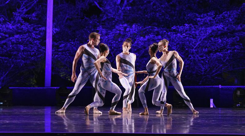 Members of the Atlanta Ballet performed outdoors this spring as part of the "Skyline" series of events at Georgia Tech, but haven't been back to their home venue at the Cobb Energy Centre in almost two years. Their new season will bring them back there beginning in December. Photo: Kim Kenney