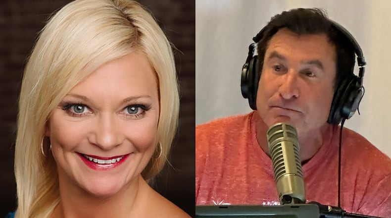 Radio host Bert Weiss (right) set up his ex-wife Stacey on his radio show and she met someone she is really into. PUBLICITY PHOTO/RODNEY HO/rho@ajc.com