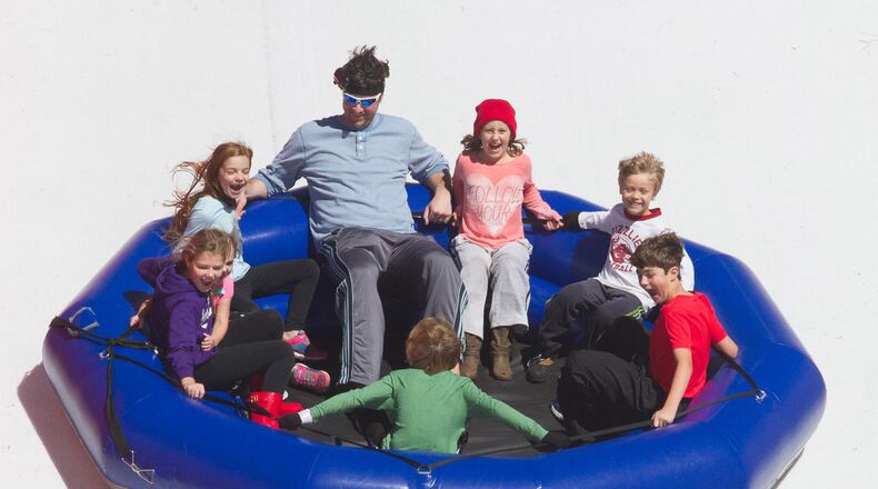 Snow Mountain is just one of the fun holiday attractions that is in DeKalb County.