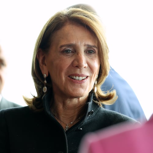 President and Chief Investment Officer of Alphabet and Google Ruth Porat waits for Britain's King Charles III to arrive at a UK-U.S. trade event at Rockefeller Center, Wednesday, April 29, 2026, in New York. (Cindy Ord/Pool via AP)