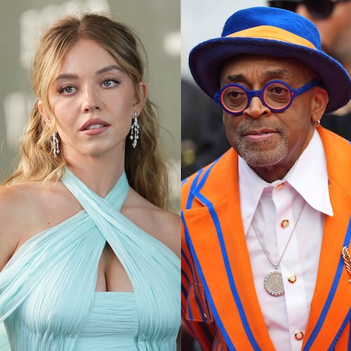 Among the honorees at the 2025 SCAD Savannah Film Festival are Jennifer Lopez (from left), pictured hosting the 2025 American Music Awards at BleauLive Theater at Fontainebleau Las Vegas; Sydney Sweeney, seen at the premiere of the film "Echo Valley" in London; and director Spike Lee, shown at the premiere of the film "Highest 2 Lowest" at Cannes. (File photo/AP and Getty).