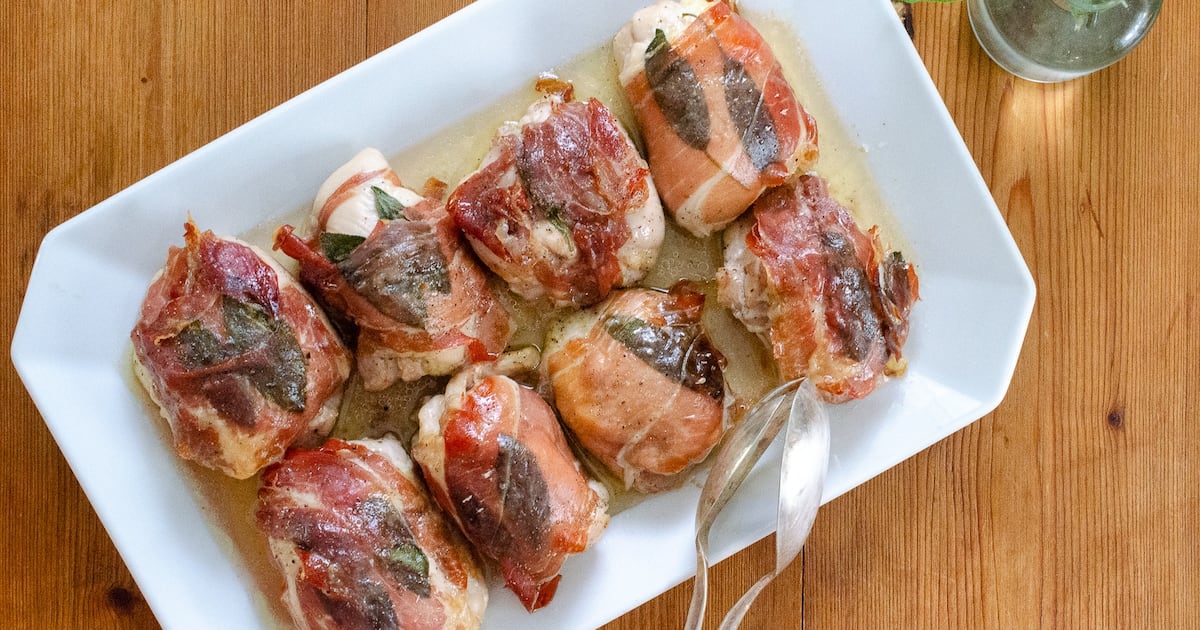 Prosciutto adds elegance, flavor to healthy chicken dinner