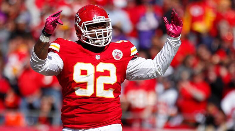 Defensive tackle Dontari Poe spent his five first seasons in the NFL with the Kansas City Chiefs.