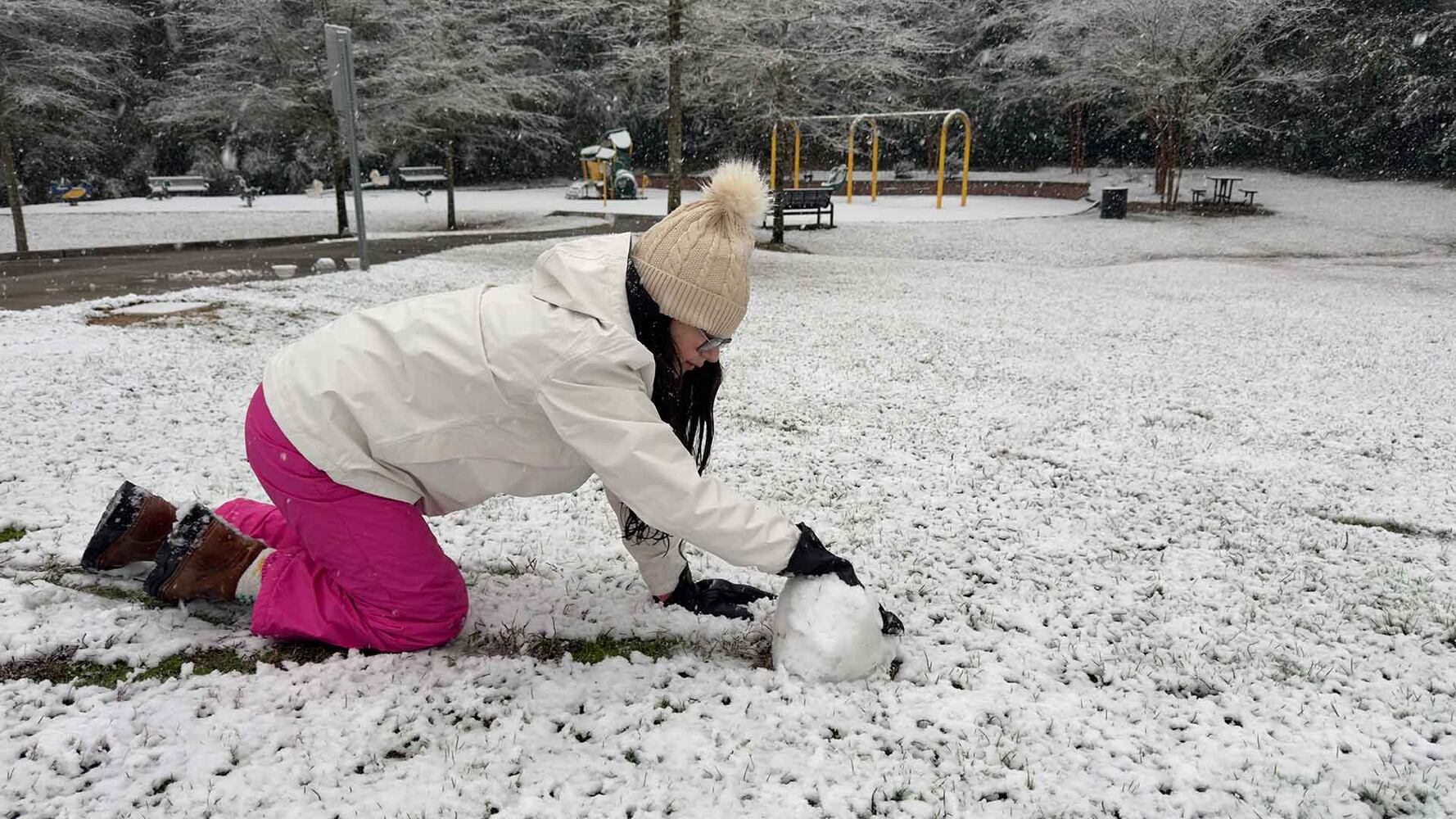 PHOTOS: Georgia's first snowfall of the year