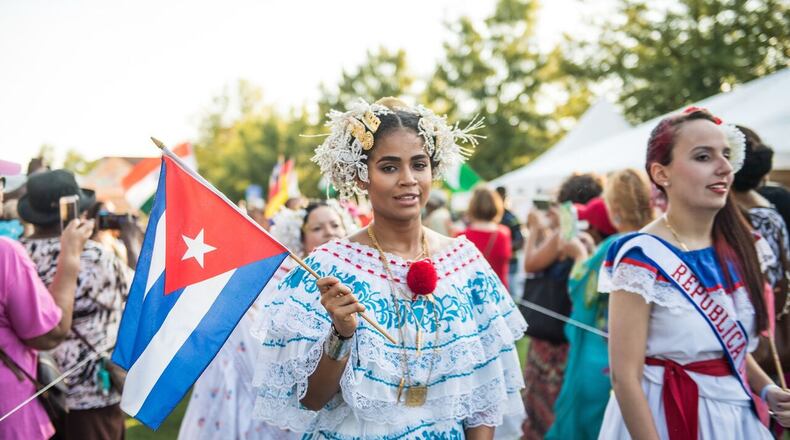 The Arts in the Heart of Augusta festival features a Global Village with foods from two dozen countries. Contributed by Augusta Convention & Visitors Bureau