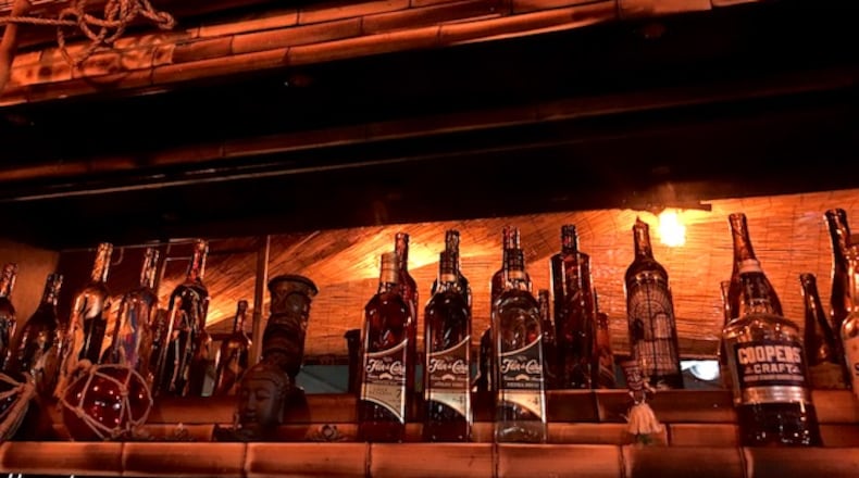 The bar at Tiki Iniki.