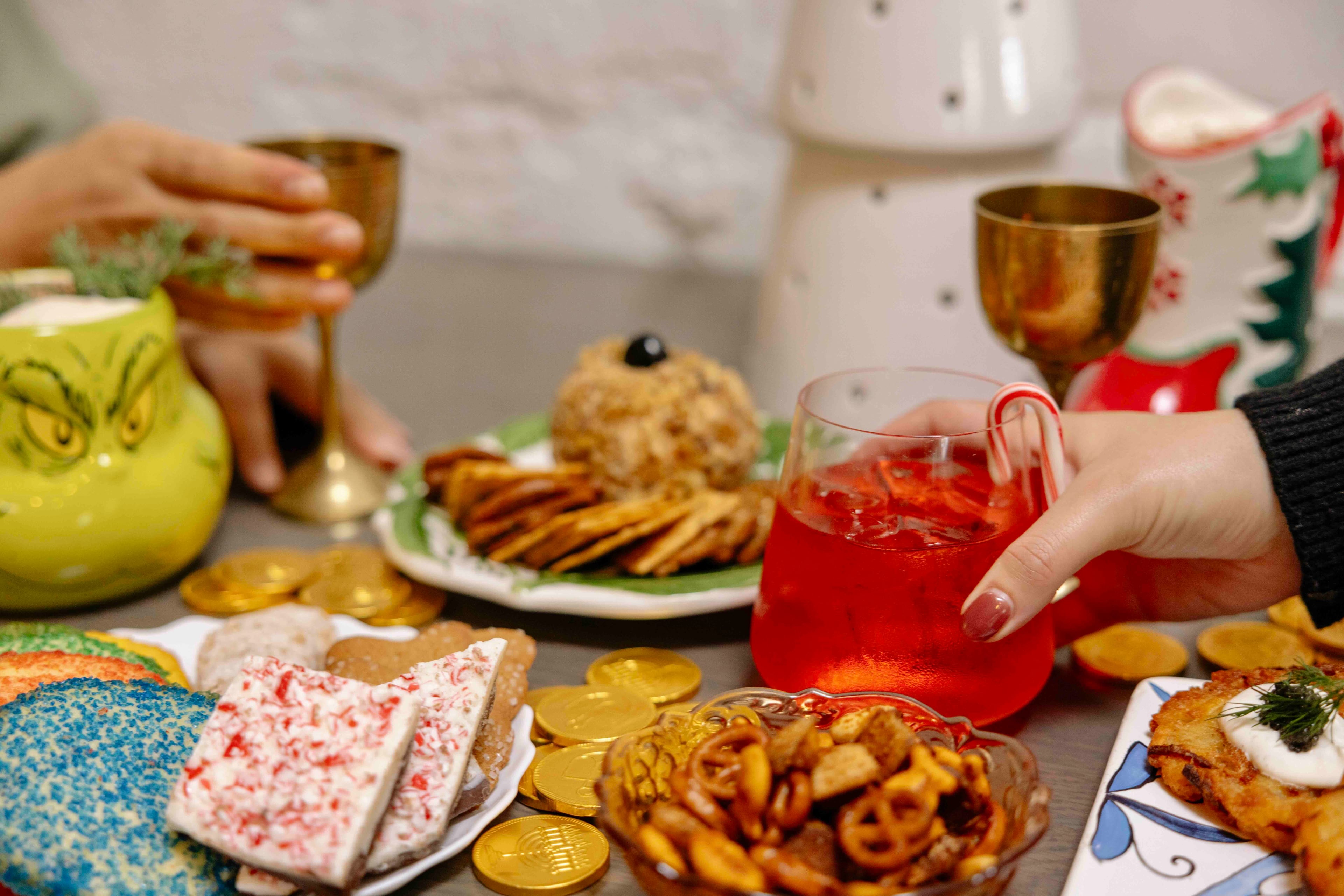 Daily Chew will launch an evening Chrismukkah Bar that blends Christmas and Hanukkah traditions. (Courtesy of Daily Chew)