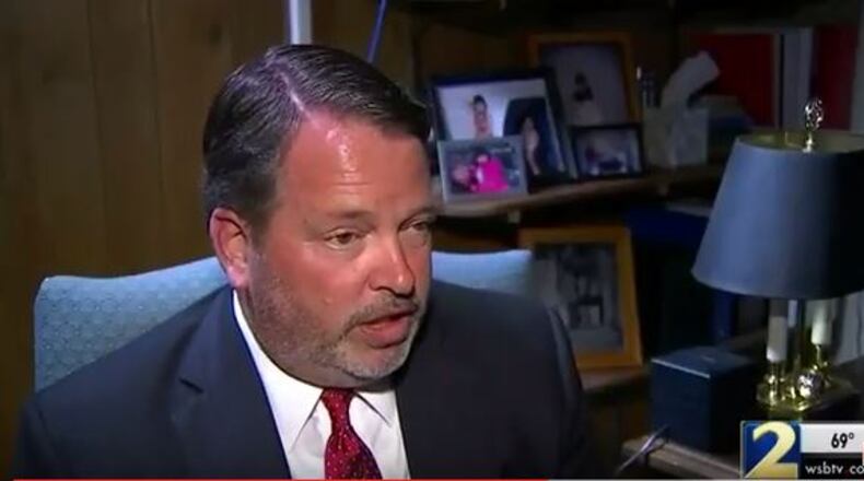 Fannin County School Superintendent Mark Henson. WSB-TV