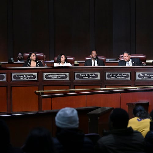 The Atlanta City Council has pressed pause on the mayor's tax allocation districts proposal could, which could raise more than $5 billion. (Hyosub Shin/AJC)