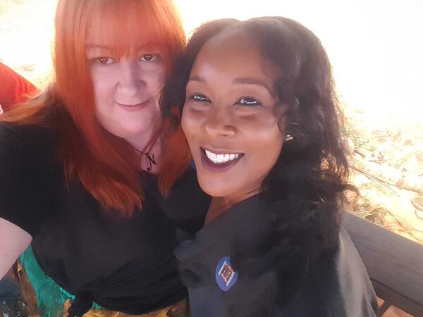 If I hadn’t moved to Atlanta, I would never have met my good friend Lauren Colley. She was my partner in crime at work, companion for Fox Theatre shows and High Museum exhibits, and even stayed in my hospital room once when I had to stay overnight after thyroid removal surgery. (Courtesy of Nancy Clanton)