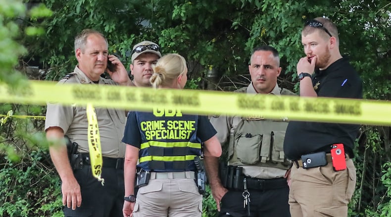 Hall County sheriff’s deputies killed a man they said fired multiple gunshots at them on June 14. The deputies were placed on paid administrative leave pending the outcome of a GBI investigation. The Hall County shooting was the 44th officer-involved investigation opened by the GBI this year. JOHN SPINK/JSPINK@AJC.COM