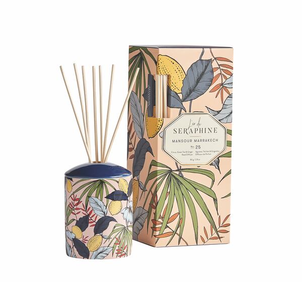The refreshing smell of fruits, spice and everything nice is available in the form of diffusers from L’or de Seraphine.
(Courtesy of L’or de Seraphine)