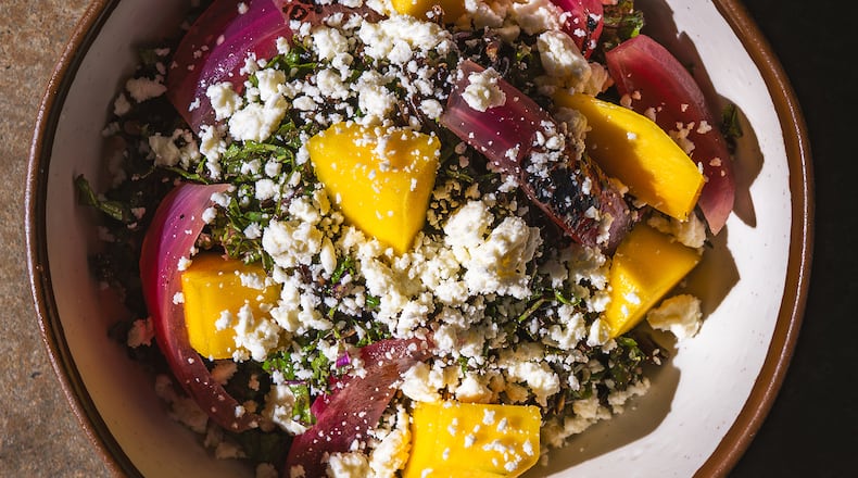 The superfood salad at Farm Burger makes a filling meal. Courtesy of Farm Burger