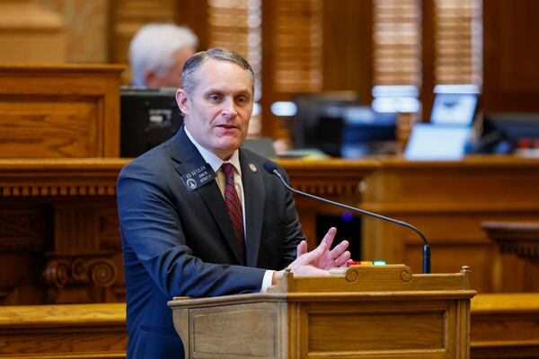 State Sen. Ed Setzler of Acworth recently delivered a speech about the national debt. (Jason Getz/Jason.Getz@ajc.com)