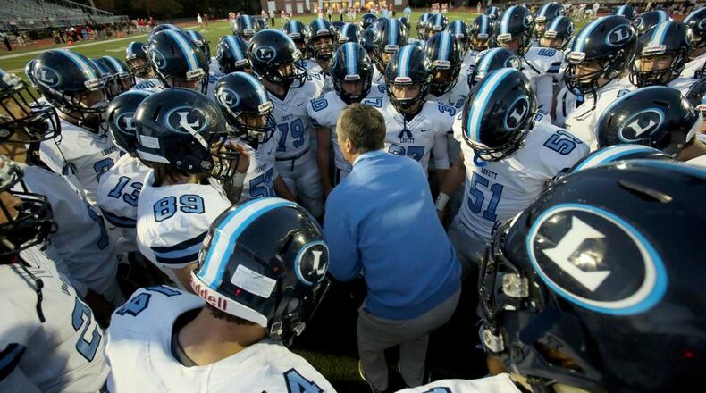 Mike Muschamp and the Lovett Lions return to Class AA. (File photo)